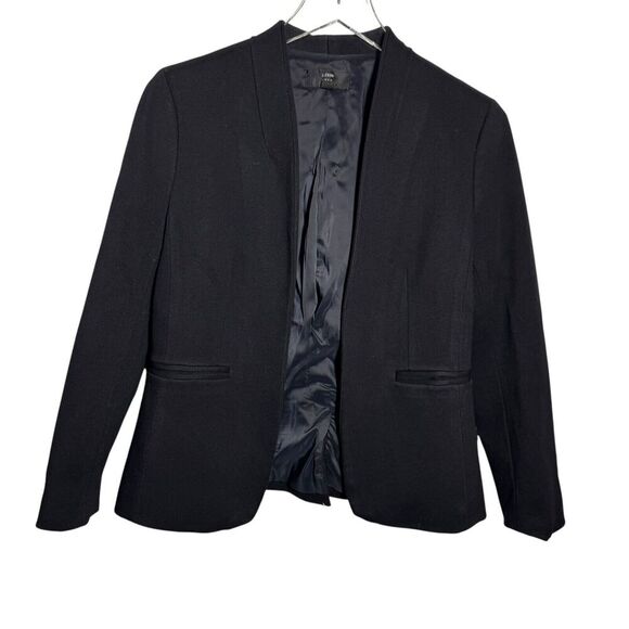 J. Crew 365 Black Going-out Blazer Stretch Twill size 6 Jacket - Picture 7 of 7